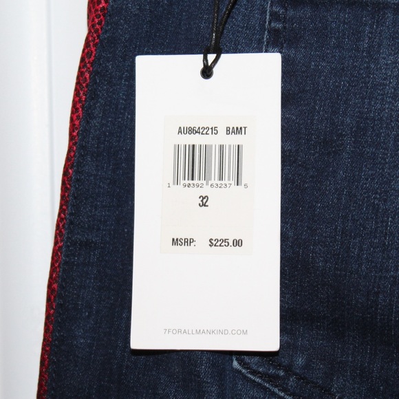 7 For All Mankind High Waist Ankle Skinny jeans (women’s 32) (NWT) - Picture 13 of 13